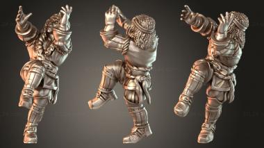Figurines of people Conquistadors Human Catcher 3d model