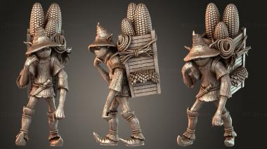 Figurines of people Corn Imp 3d model