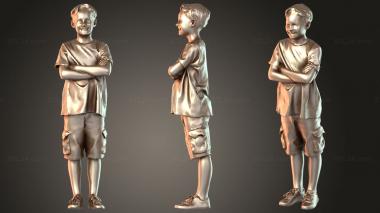 Figurines of people Cory Native 3d model