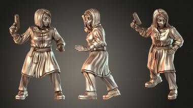 Figurines of people Creation Investigators Spy 3d model