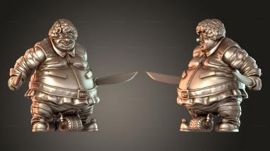 Figurines of people Cyber Batchoy Clown Ronard Mc Hotdog 3d model