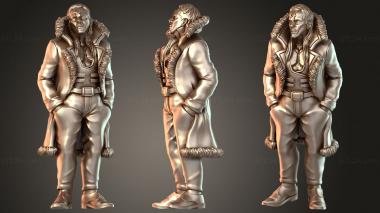 Figurines of people Cyberpunk Miggy Kimosabe 3d model