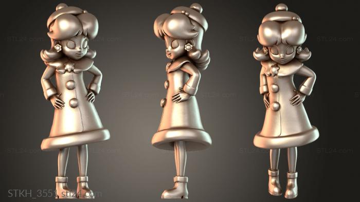 Figurines of people (Daisy, STKH_3551) 3D models for cnc