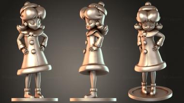 Figurines of people Daisy Floral 3d model