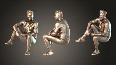 Figurines of people Dan 3d model