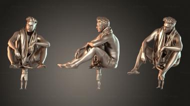 Figurines of people Dan Duplicate 3d model