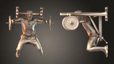 Figurines of people Dan Clear 3d model