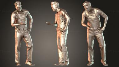 Figurines of people Dan Emerald 3d model