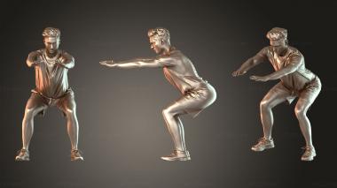Figurines of people Dan Harsh 3d model
