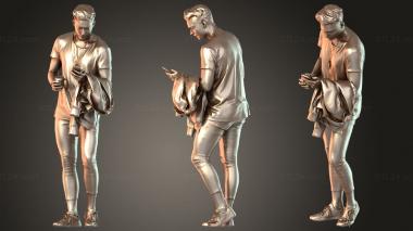 Figurines of people Dan Yellow 3d model