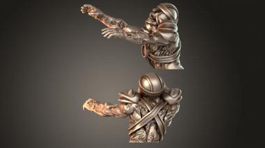 Figurines of people Deadmoon Raise 3d model