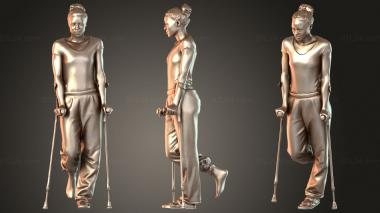 Figurines of people Diana Duplicate 3d model