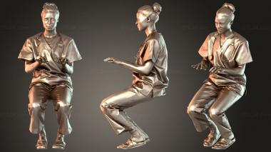 Figurines of people Diana Strong 3d model