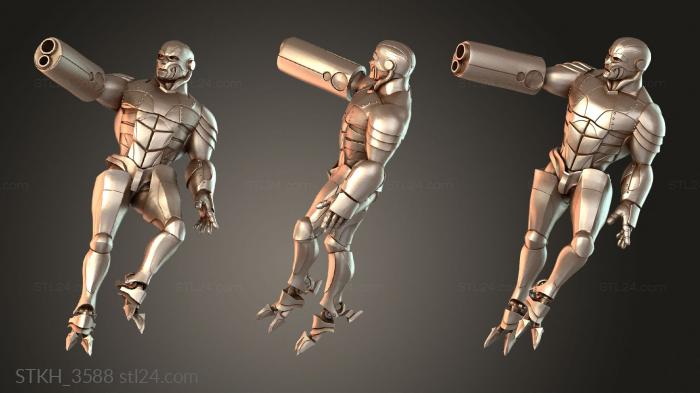 Figurines of people (Doombot Fierce, STKH_3588) 3D models for cnc