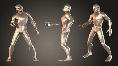 Figurines of people Doppleganger 3d model
