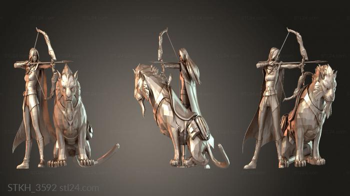 Figurines of people (Dota Mirana Anime Adaptation, STKH_3592) 3D models for cnc