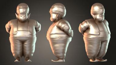 Figurines of people Dragon Ball Mr Popo 3d model
