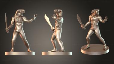 Figurines of people Dragon Yuan-Ti Mind Whisperer 3d model