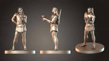 Figurines of people Drow Favored Consort 3d model