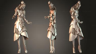 Figurines of people Duchess Terrorland Fire 3d model