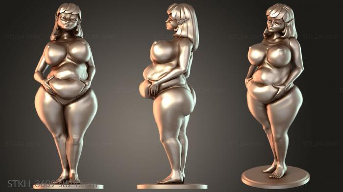 Figurines of people (DVA, STKH_3609) 3D models for cnc