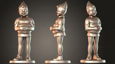 Figurines of people Dwayne Home Movies 3d model