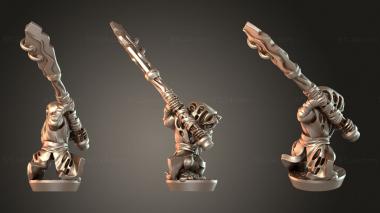 Figurines of people Eastern Skaven Seeker 3d model