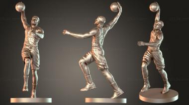 Figurines of people Ebron James LeBron Dunk 3d model