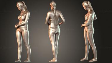 Figurines of people Elena 3d model