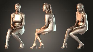 Figurines of people Elena Classic 3d model