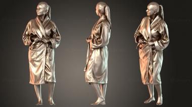 Figurines of people Elena Elegant 3d model