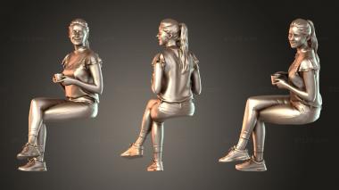 Figurines of people Elena Innocent 3d model
