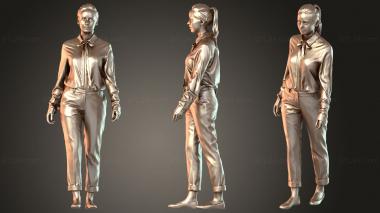Figurines of people Elena Mystical 3d model
