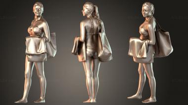 Figurines of people Elena Native 3d model