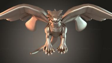 Figurines of people Fairy Dragon 3d model