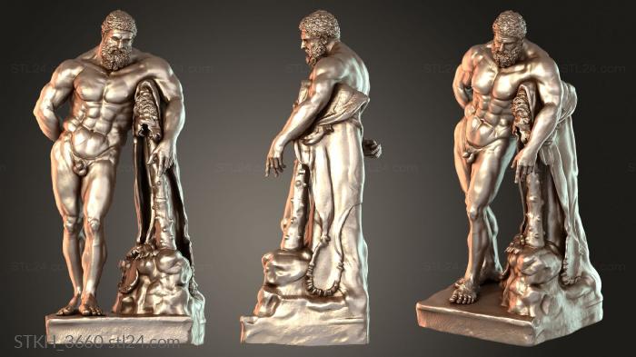 Фарнезе Геркулес Гликон Museo Archeologico Nazionale Неаполь
