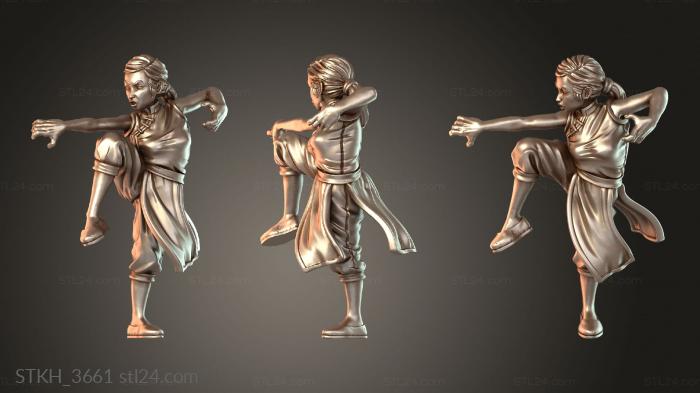 Figurines of people (Fear Investigators Core Martial, STKH_3661) 3D models for cnc