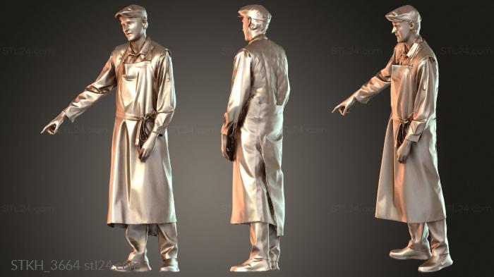 Figurines of people (Felix, STKH_3664) 3D models for cnc
