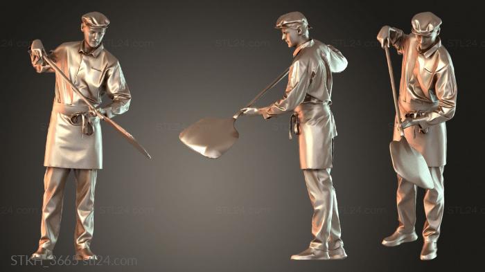 Figurines of people (Felix Duplicate, STKH_3665) 3D models for cnc