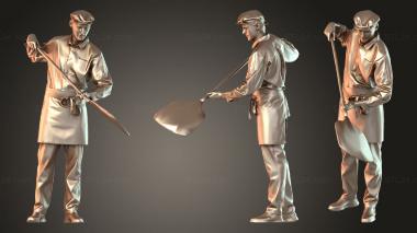Figurines of people Felix Duplicate 3d model