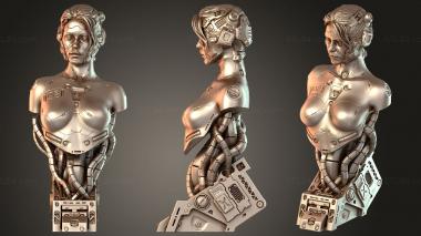 Figurines of people Female Cyborg 3d model