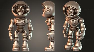 Figurines of people Flexi Astronaut 3d model