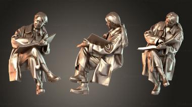 Figurines of people Francine Classic 3d model