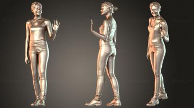 Figurines of people Francine Joyful 3d model