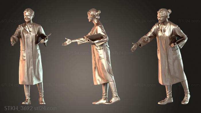 Figurines of people (Francine Legendary, STKH_3692) 3D models for cnc