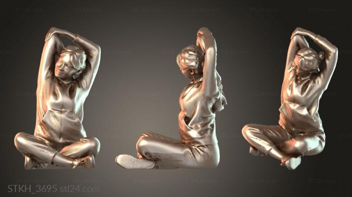 Figurines of people (Francine Native Duplicate, STKH_3695) 3D models for cnc