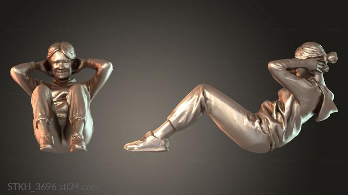 Figurines of people (Francine Native Duplicate 2, STKH_3696) 3D models for cnc