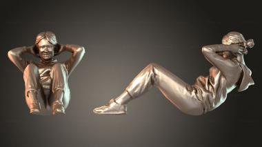 Figurines of people Francine Native Duplicate 2 3d model
