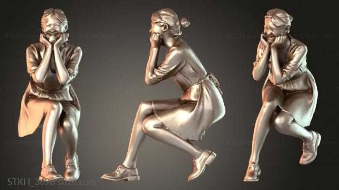 Figurines of people (Francine Native Duplicate 4, STKH_3698) 3D models for cnc