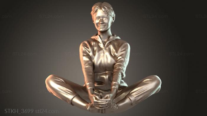 Figurines of people (Francine Native Fierce, STKH_3699) 3D models for cnc